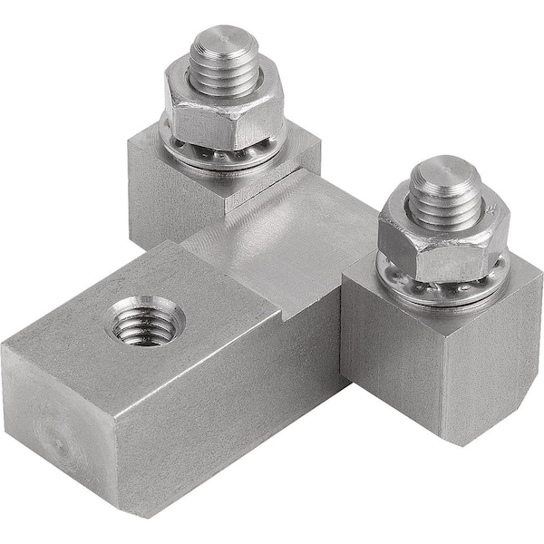 Square Hinge Long Version With Fastening Nut, Stainless Steel 1.4305, B=40, A=45, A1=30, A2=10